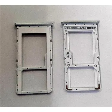Soporte o bandeja single sim blanca para Xiaomi Redmi Note 10 5G Poco M3 Pro 5G calidad premium