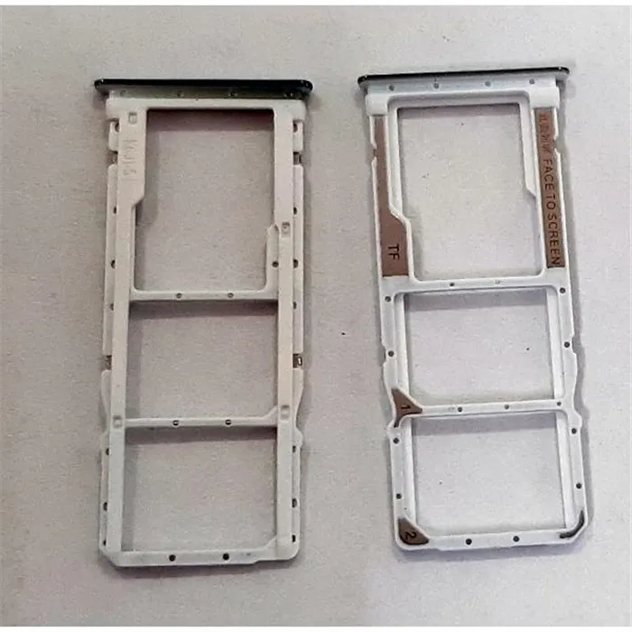 Soporte o bandeja dual sim azul para Xiaomi Redmi Note 10 Pro calidad premium
