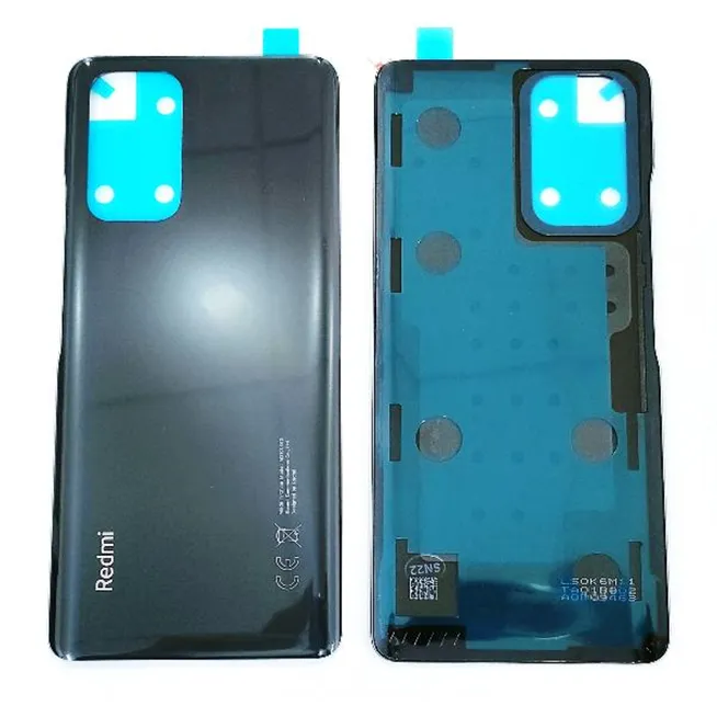 tapa trasera o tapa bateria gris para xiaomi redmi note 10 pro service pack