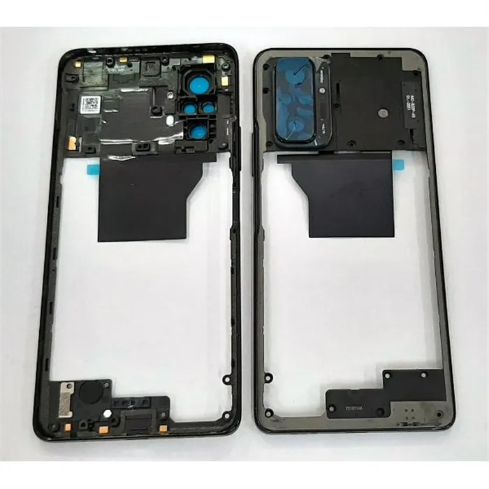 Carcasa central o marco negro para Xiaomi Redmi Note 10 Pro calidad premium