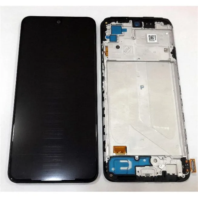 Pantalla lcd para Xiaomi Redmi Note 10S 5600020k7b00 mas tactil negro mas marco negro Service Pack Premium