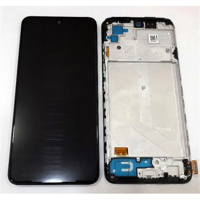 Pantalla lcd para Xiaomi Redmi Note 10S 5600020k7b00 mas tactil negro mas marco negro Service Pack Premium