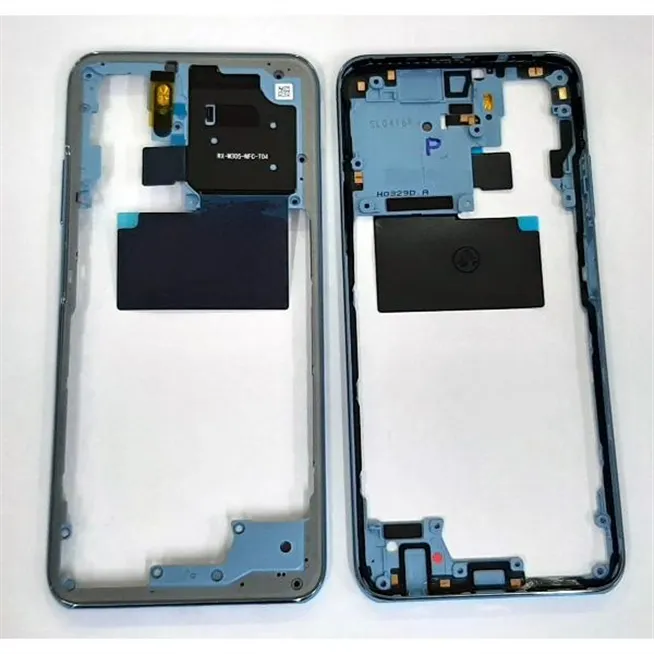 Carcasa central o marco azul para Xiaomi Redmi Note 10S calidad premium