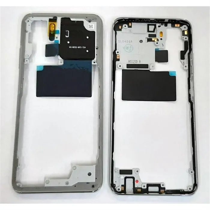 Carcasa central o marco plata para Xiaomi Redmi Note 10S calidad premium