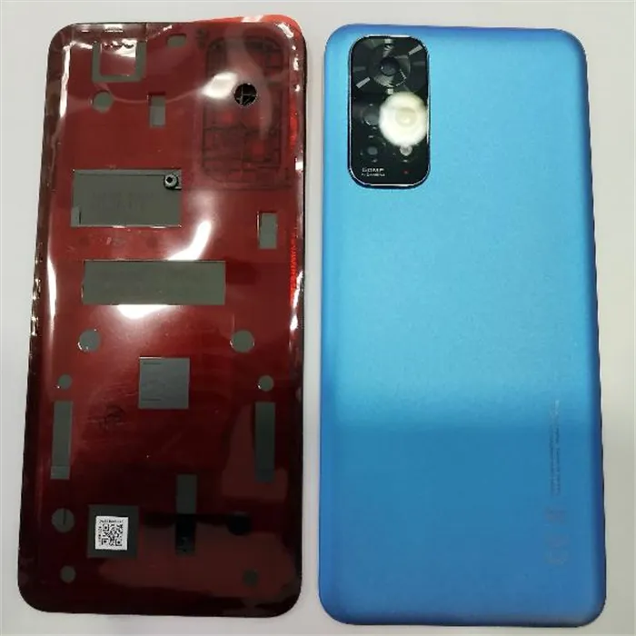 Tapa trasera o tapa bateria azul para Xiaomi Redmi Note 11 4G Redmi Note 11S 4G mas cubierta camara
