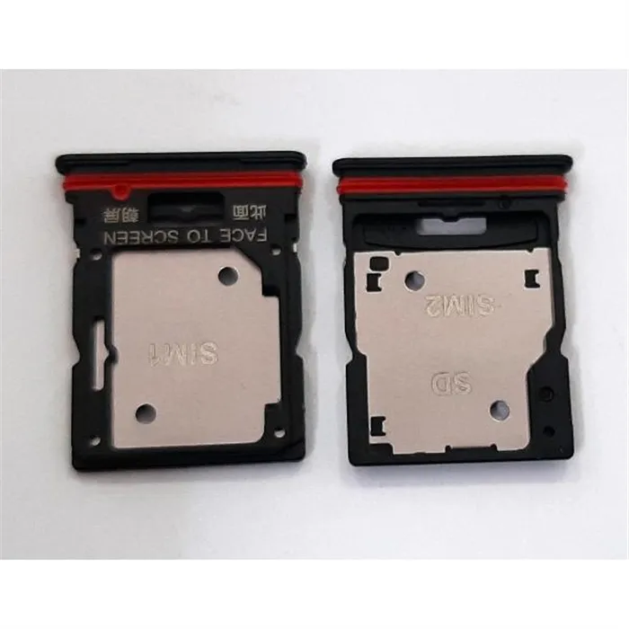 Soporte o bandeja dual sim negro para Xiaomi Redmi Note 11 Pro calidad premium