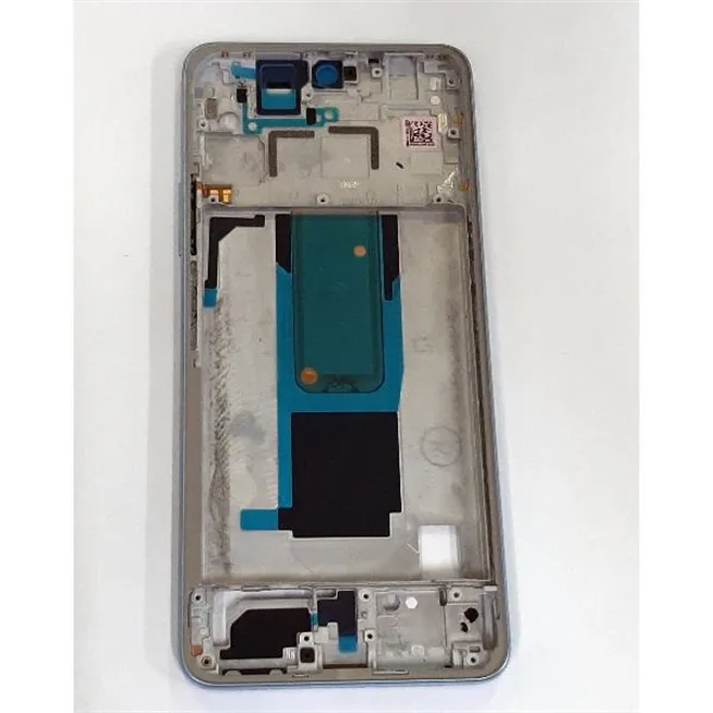 Carcasa central o marco azul claro para Xiaomi Redmi Note 11 Pro Plus 5G calidad premium