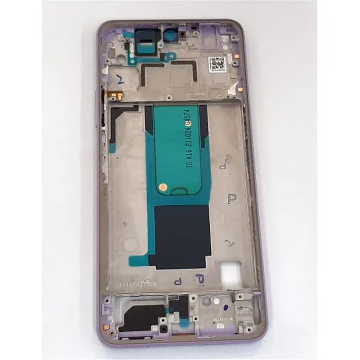 Carcasa central o marco purpura para Xiaomi Redmi Note 11 Pro Plus 5G calidad premium