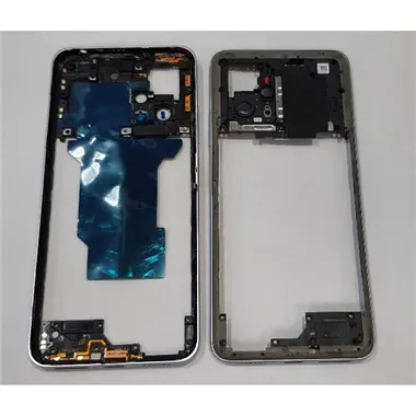 Carcasa o marco trasero plata para Xiaomi Redmi Note 11T 5G calidad premium