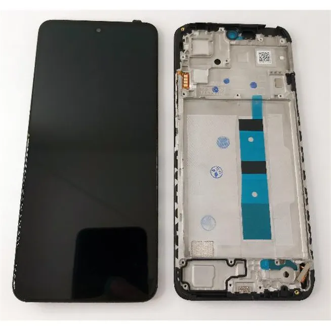 Pantalla lcd Oled Hehui mas tactil negro con marco negro para Xiaomi Redmi Note 12 4G compatible