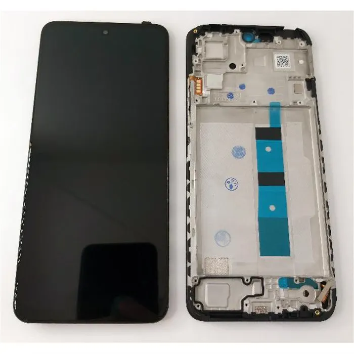 Pantalla lcd Oled Hehui mas tactil negro con marco negro para Xiaomi Redmi Note 12 4G compatible