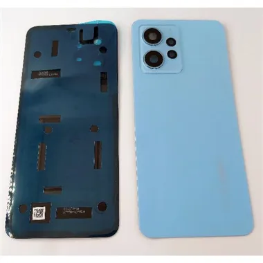 Tapa trasera o tapa bateria azul para Xiaomi Redmi Note 12 4G con lente de camara