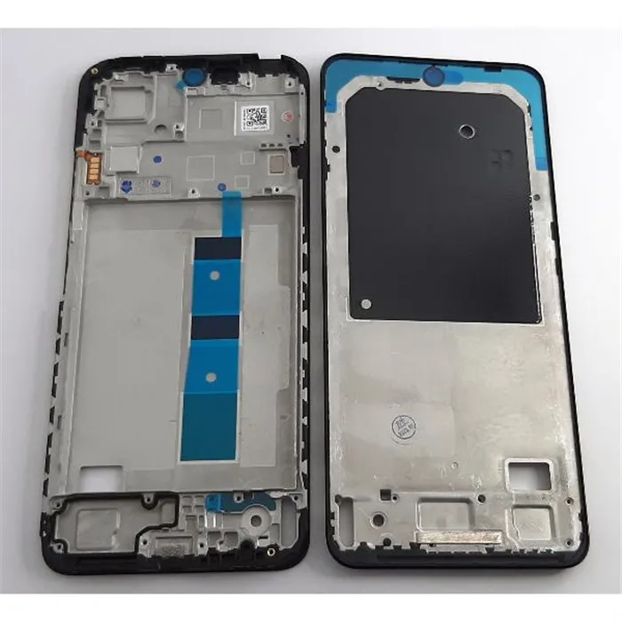 Carcasa central o marco negro para Xiaomi Redmi Note 12 4G calidad premium