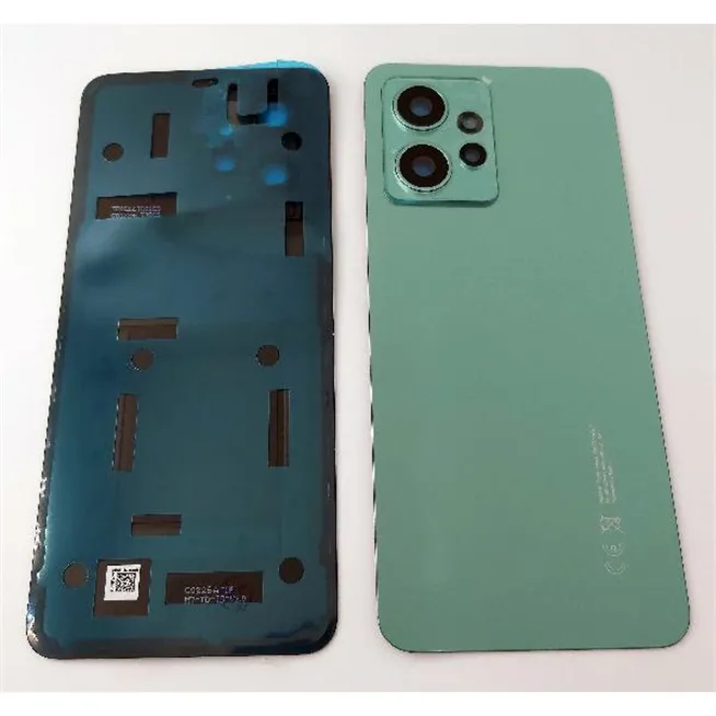 Tapa trasera o tapa bateria verde para Xiaomi Redmi Note 12 4G con lente de camara