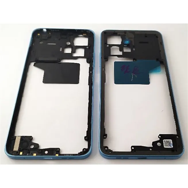 Carcasa o marco central azul para Xiaomi Redmi Note 12 4G 