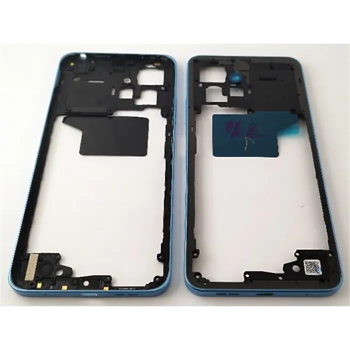 Carcasa o marco central azul para Xiaomi Redmi Note 12 4G 