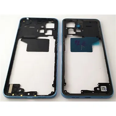 Carcasa o marco central azul para Xiaomi Redmi Note 12 4G 
