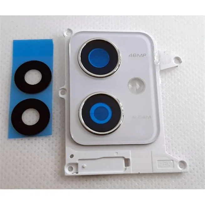 Cubierta camara blanca para Xiaomi Redmi Note 12 5G calidad premium