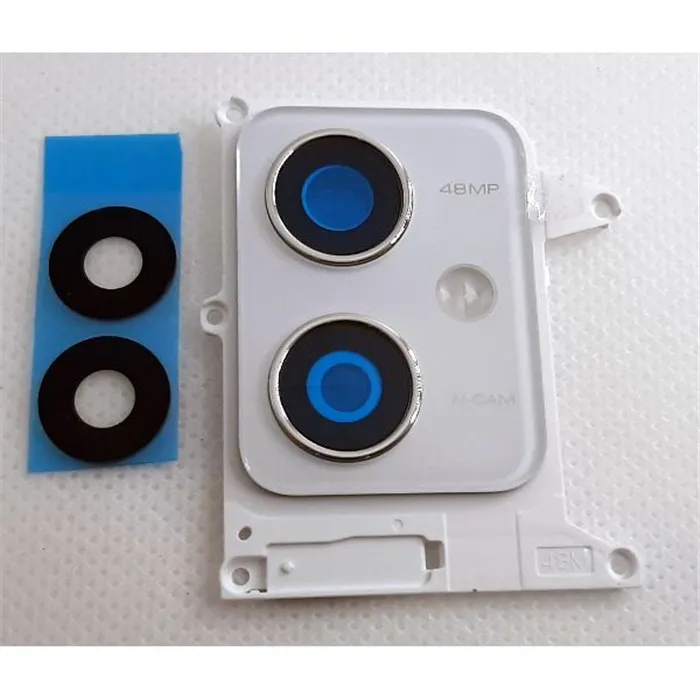 Cubierta camara blanca para Xiaomi Redmi Note 12 5G calidad premium