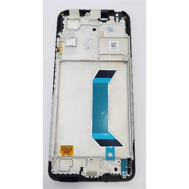 Pantalla lcd para Xiaomi Redmi Note 12 5G mas tactil negro mas carcasa frontal 560001M17P00 Service Pack
