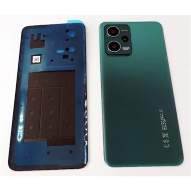 Tapa trasera o tapa bateria verde para Xiaomi Redmi Note 12 5G con lente de camara