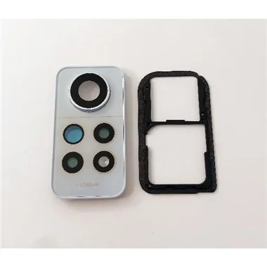 Cubierta camara blanca para Xiaomi Redmi Note 12 Pro 4G calidad premium