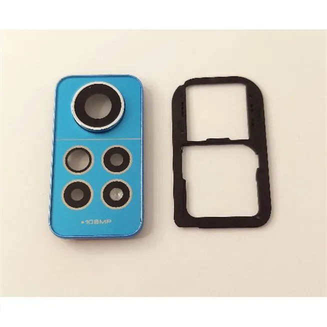 Cubierta camara azul para Xiaomi Redmi Note 12 Pro 4G calidad premium