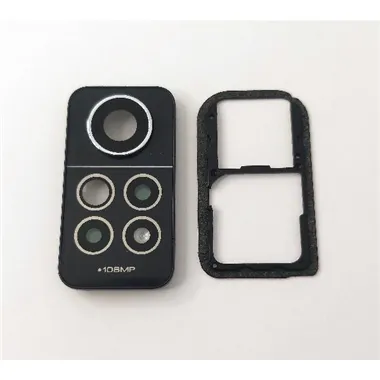 Cubierta camara negra para Xiaomi Redmi Note 12 Pro 4G calidad premium