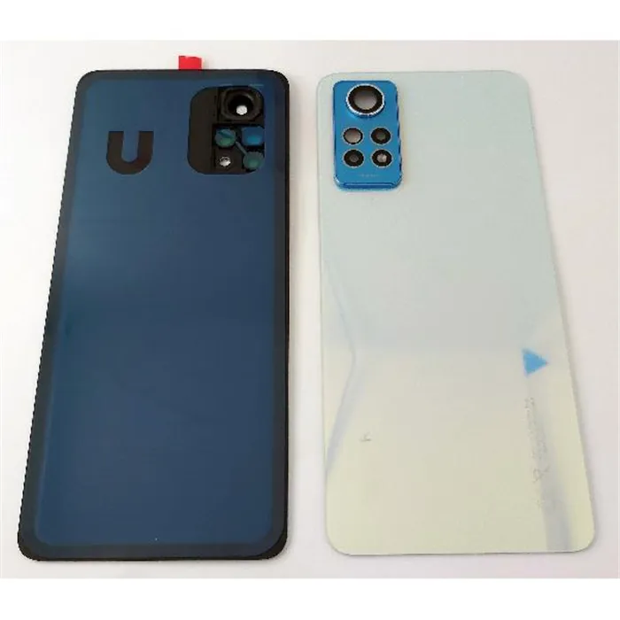 Tapa trasera o tapa bateria azul estrella para Xiaomi Redmi Note 12 Pro 4G con lente de camara 