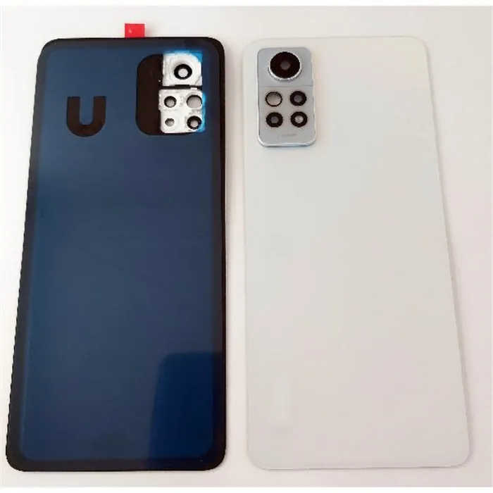Tapa trasera o tapa bateria blanca para Xiaomi Redmi Note 12 Pro 4G con lente de camara