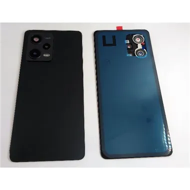 Tapa trasera o tapa bateria negra para Xiaomi Redmi Note 12 Pro 5G mas cubierta camara CSL