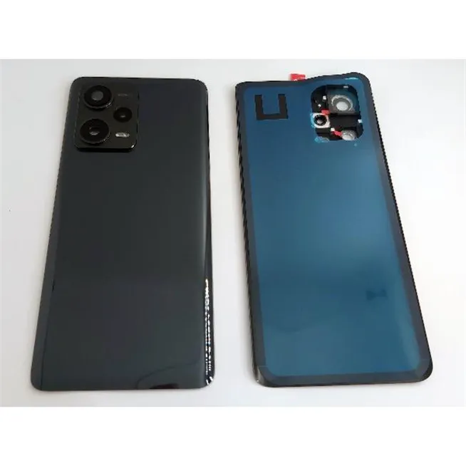 Tapa trasera o tapa bateria negra para Xiaomi Redmi Note 12 Pro Plus 5G mas cubierta camara CSL