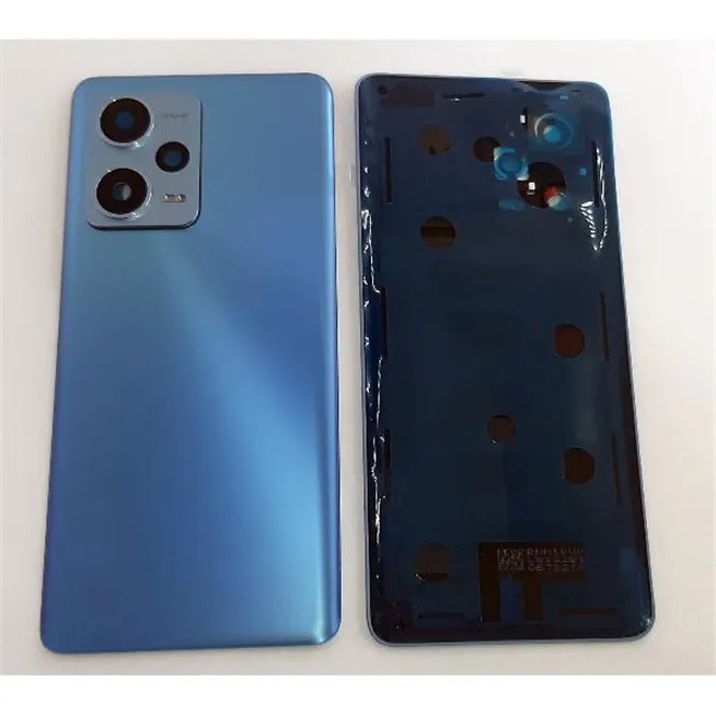 Tapa trasera o tapa bateria azul para Xiaomi Redmi Note 12 Pro Plus 5G mas cubierta camara