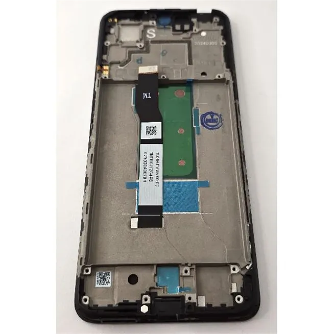 Pantalla lcd para Xiaomi Redmi Note 12T Pro 5G mas tactil negro con marco negro compatible