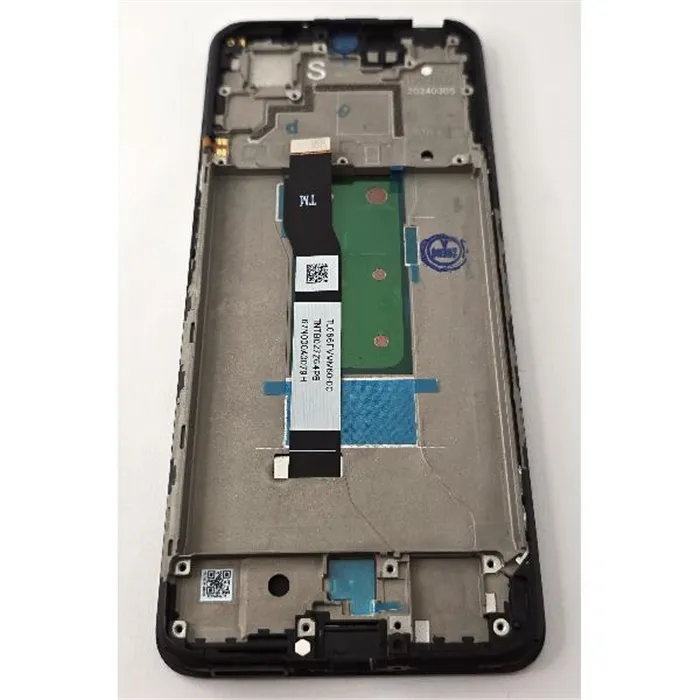 Pantalla lcd para Xiaomi Redmi Note 12T Pro 5G mas tactil negro con marco negro compatible