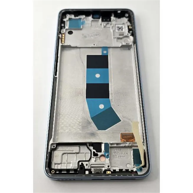 Pantalla lcd para Xiaomi Redmi Note 13 4G 23129RAA4G mas tactil negro con marco azul 56000100N700 Service Pack