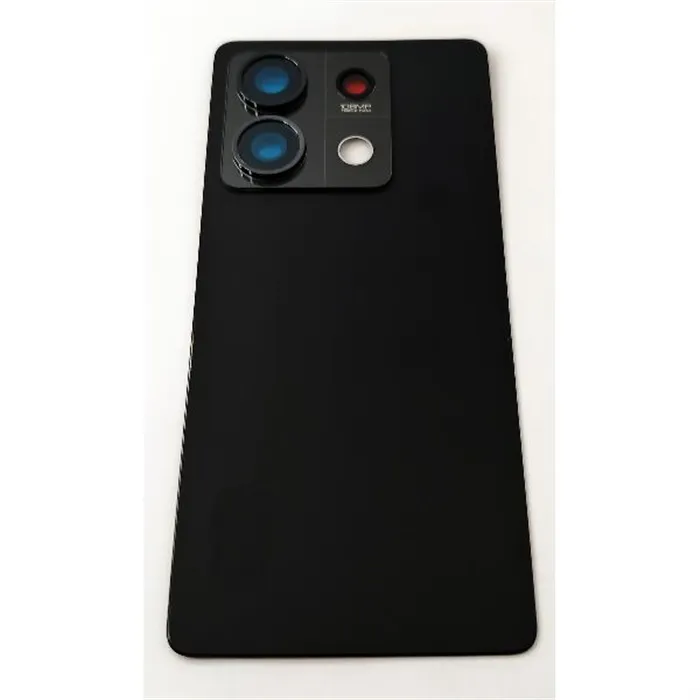Tapa trasera o tapa bateria negra para Xiaomi Redmi Note 13 5G con cristal de camara