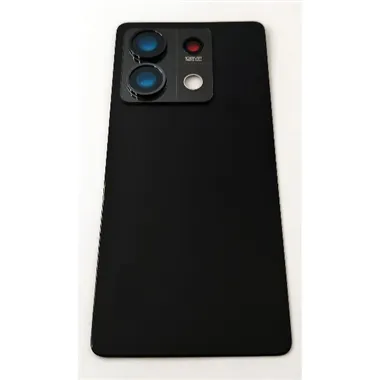 Tapa trasera o tapa bateria negra para Xiaomi Redmi Note 13 5G con cristal de camara