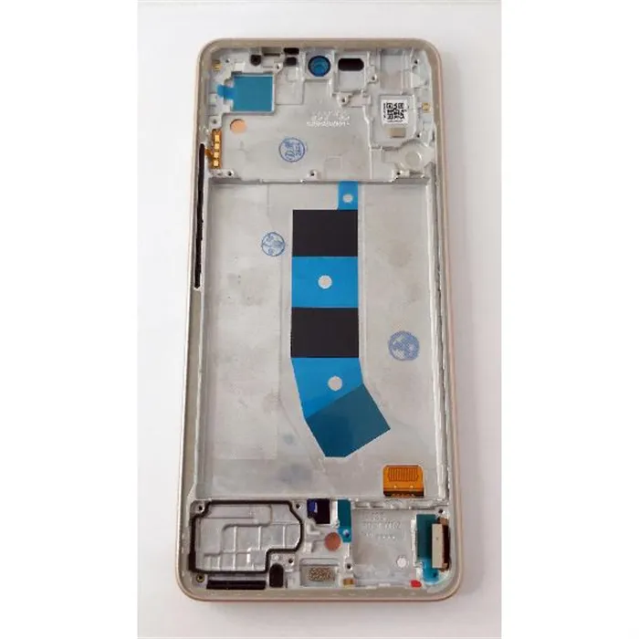 Pantalla lcd para Xiaomi Redmi Note 13 4G mas tactil negro con marco amarillo compatible
