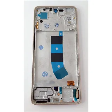 Pantalla lcd Oled para Xiaomi Redmi Note 13 4G mas tactil negro con marco dorado