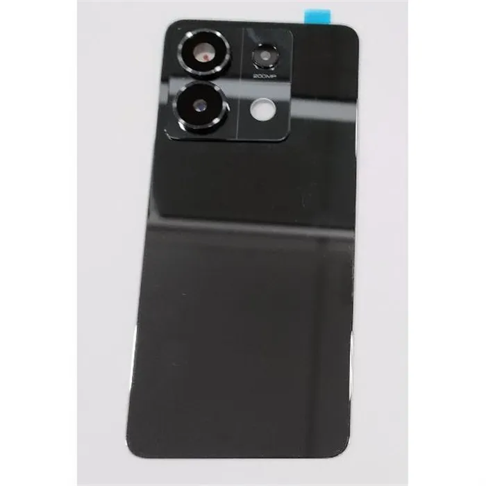 Tapa trasera o tapa bateria negra para Xiaomi Redmi Note 13 Pro 5G con lente de camara