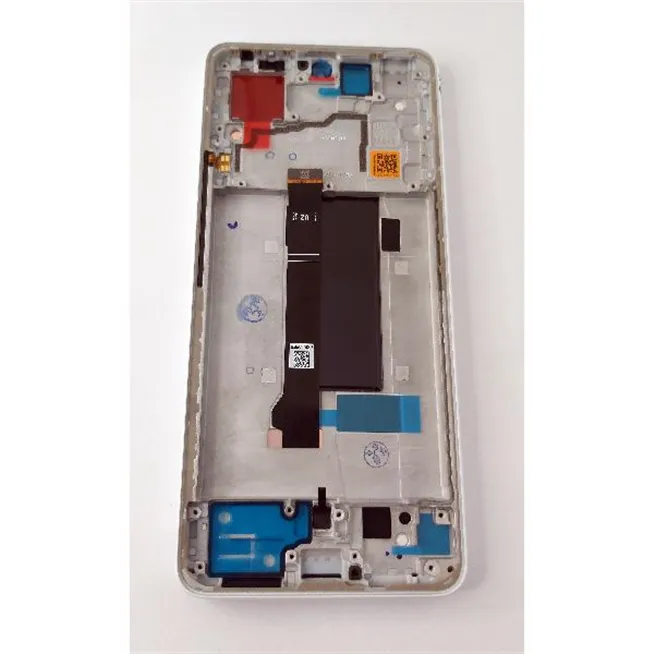 Pantalla lcd para Xiaomi Redmi Note 13 Pro 5G Xiaomi Poco X6 5G mas tactil negro con marco plata calidad