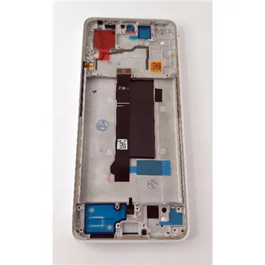 Pantalla lcd para Xiaomi Redmi Note 13 Pro 5G Xiaomi Poco X6 5G mas tactil negro con marco plata calidad
