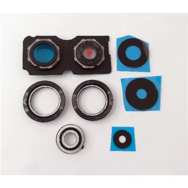 Lente de camara para Xiaomi Redmi Note 13 Pro Plus 5G con marco negro calidad premium