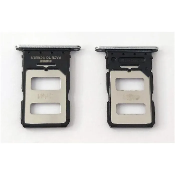 Soporte o bandeja sim plateada Dual sim para Xiaomi Redmi Note 13 Pro Plus 5G calidad premium