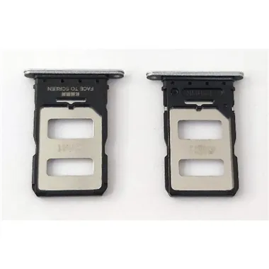 Soporte o bandeja sim plateada Dual sim para Xiaomi Redmi Note 13 Pro Plus 5G calidad premium