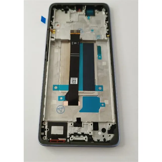 Pantalla lcd para Xiaomi Redmi Note 13 Pro Plus 5G mas tactil negro con marco purpura calidad premium