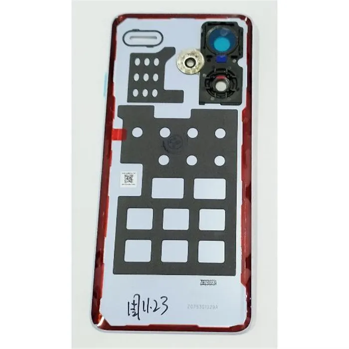 Tapa trasera o tapa bateria morada para Xiaomi Redmi Note 13 Pro Plus 5G con lente de camara
