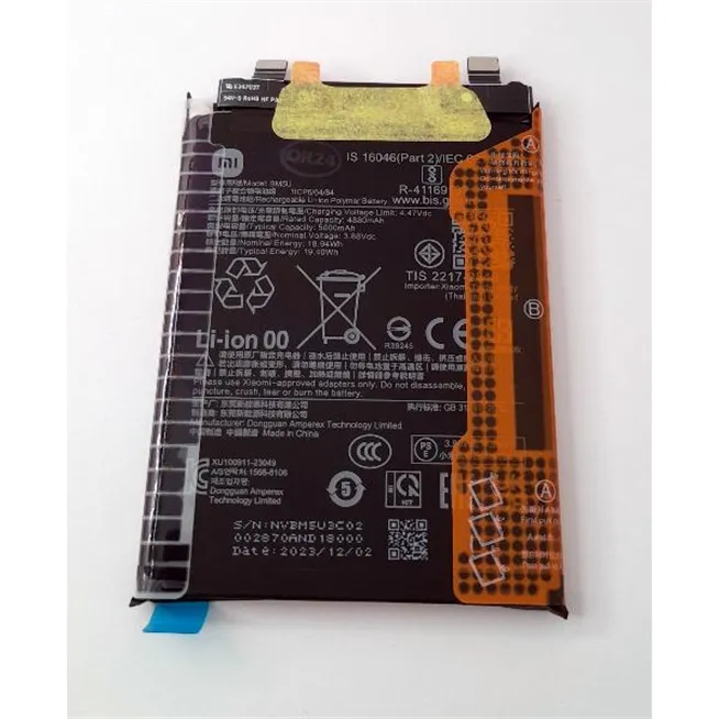 Bateria BM5U 5000mAh para Xiaomi Redmi Note 13 Pro Plus Service Pack 