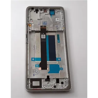Pantalla lcd para Xiaomi Redmi Note 13 Pro Plus 5G mas tactil negro mas marco plata calidad premium